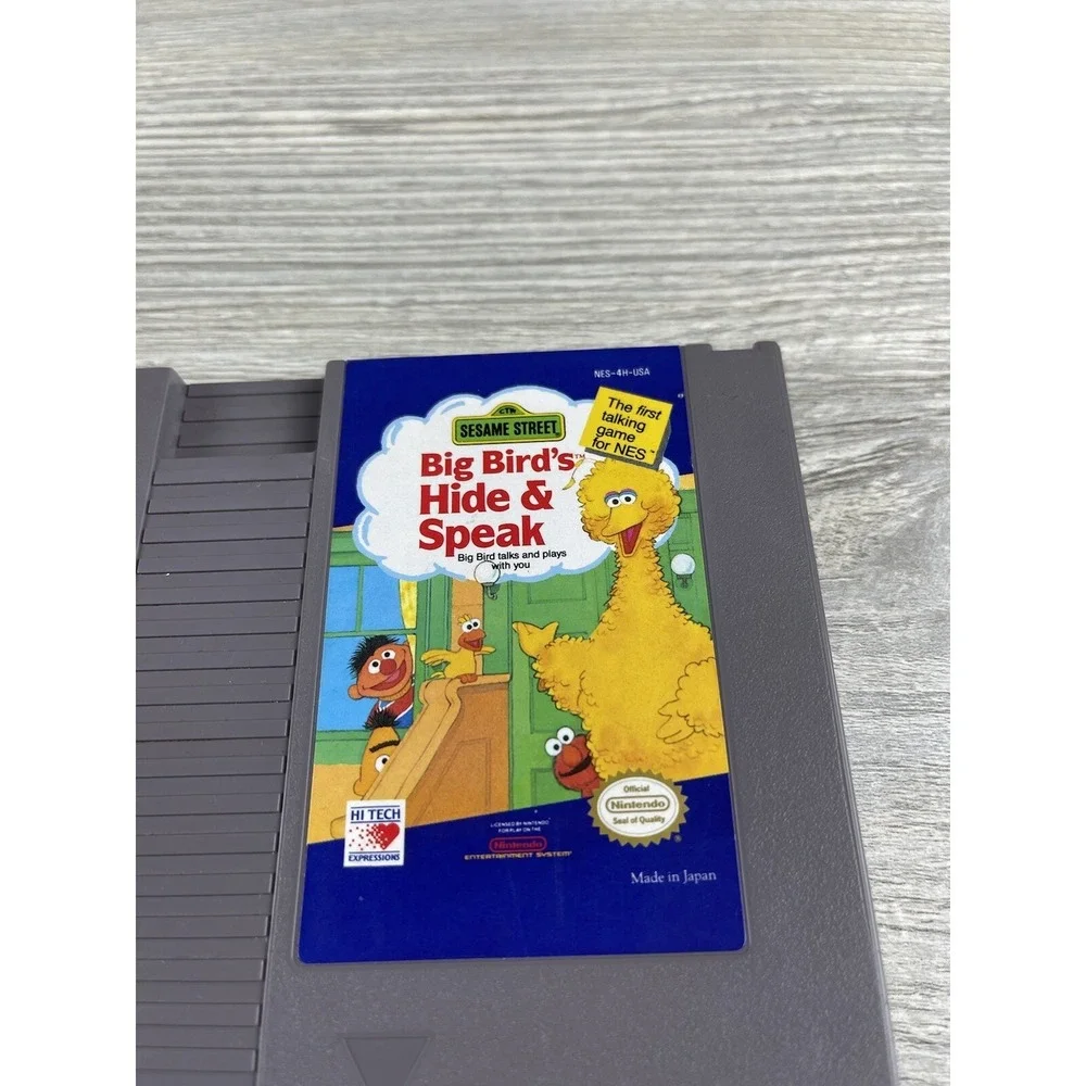 Sesame Street: Big Bird's Hide & And Speak - Nintendo NES Game Tested